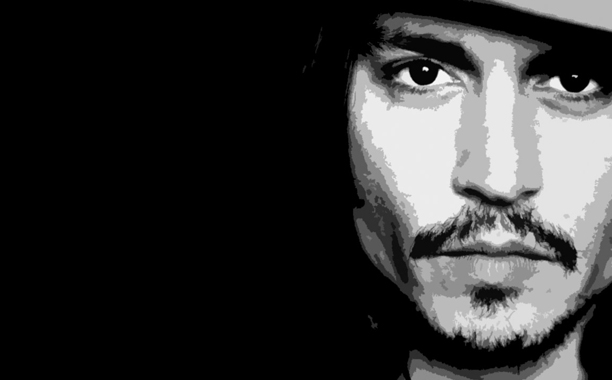 Johnny Depp popart painting